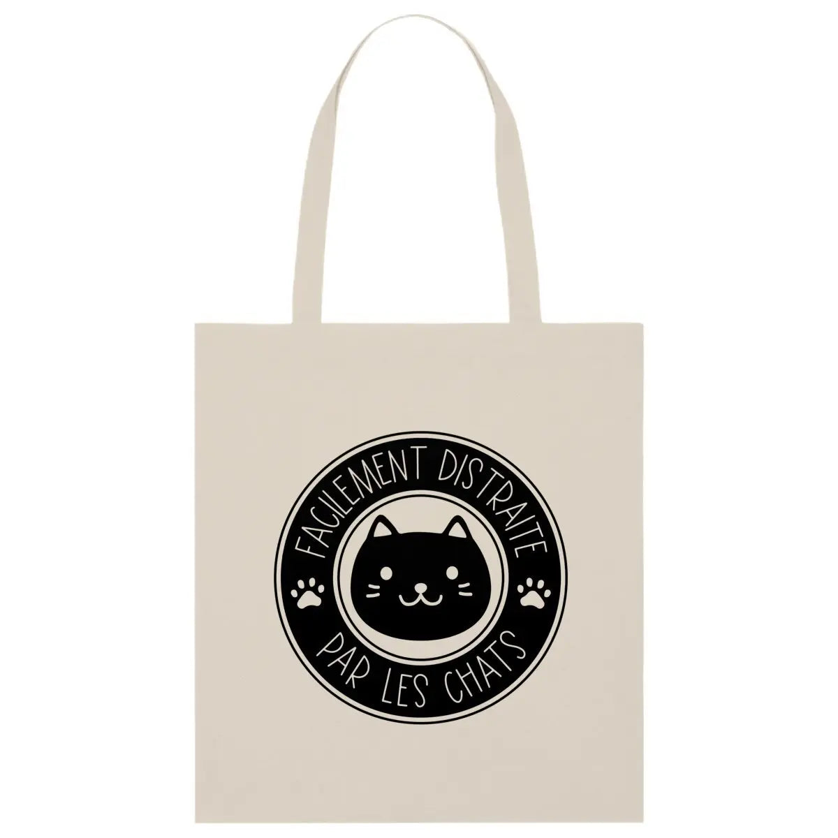 Totebag Facilement distraite par les chats