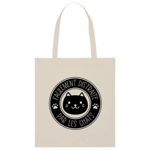 Totebag Facilement distraite par les chats