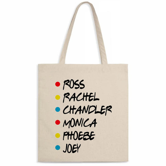 Totebag Friends personnages