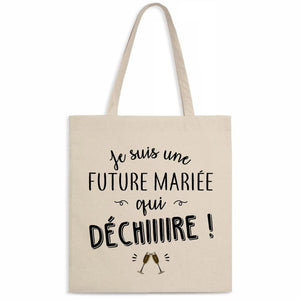 Totebag Future mariée qui déchire