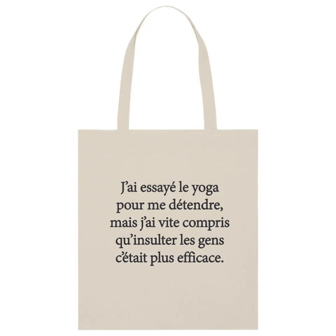 Totebag Le yoga pour me détendre