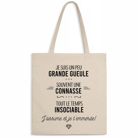 Totebag J'assume et je t'emmerde