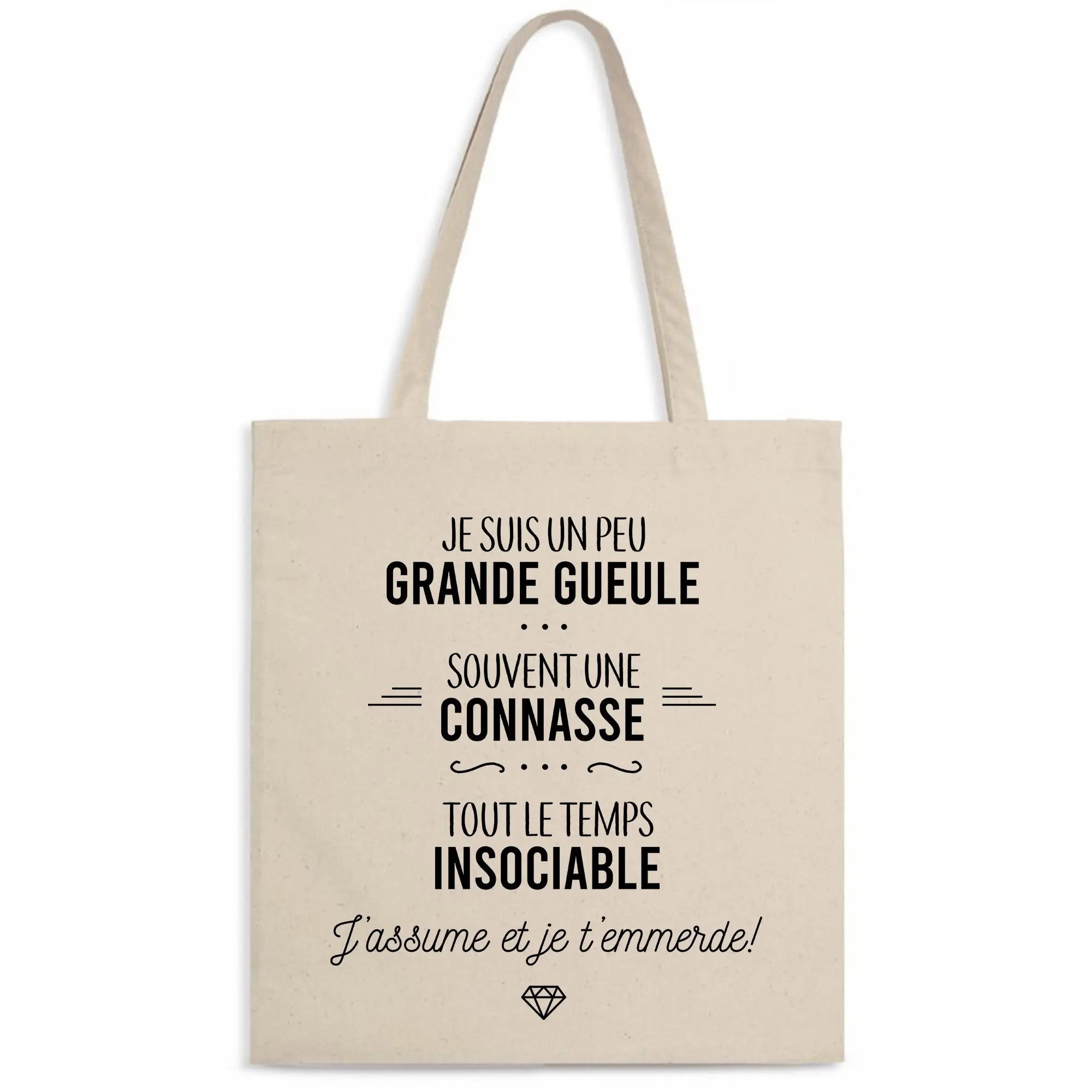 Totebag J'assume et je t'emmerde