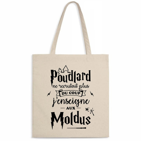 Totebag J'enseigne aux moldus