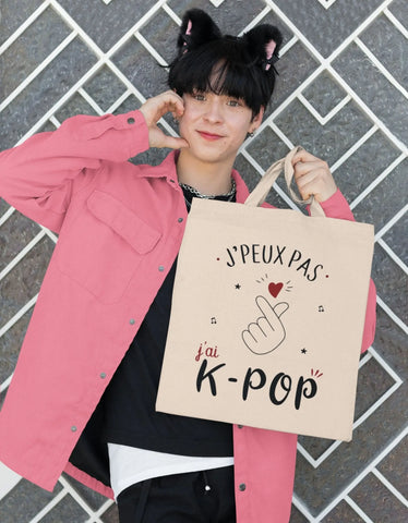 Totebag J'peux pas j'ai K-Pop