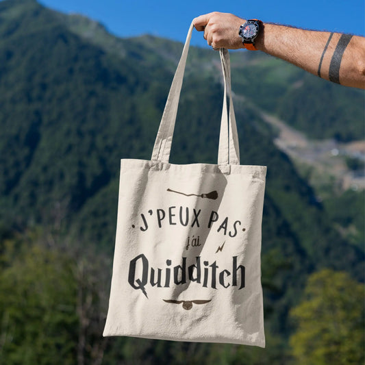 Totebag J'peux pas j'ai Quidditch