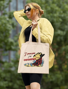 Totebag J'peux pas j'ai country