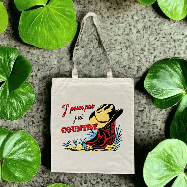 Totebag J'peux pas j'ai country