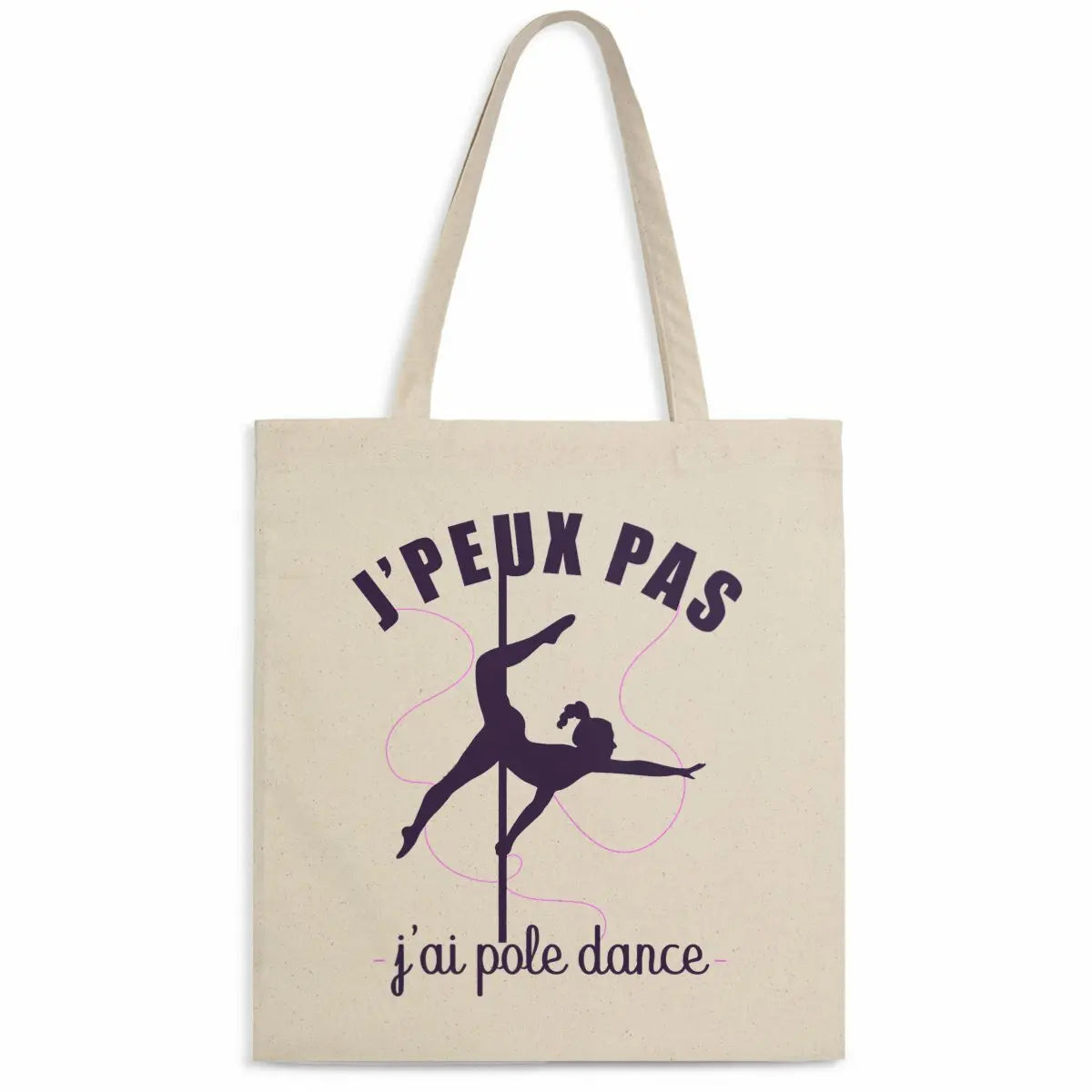 Totebag J'peux pas j'ai pole dance