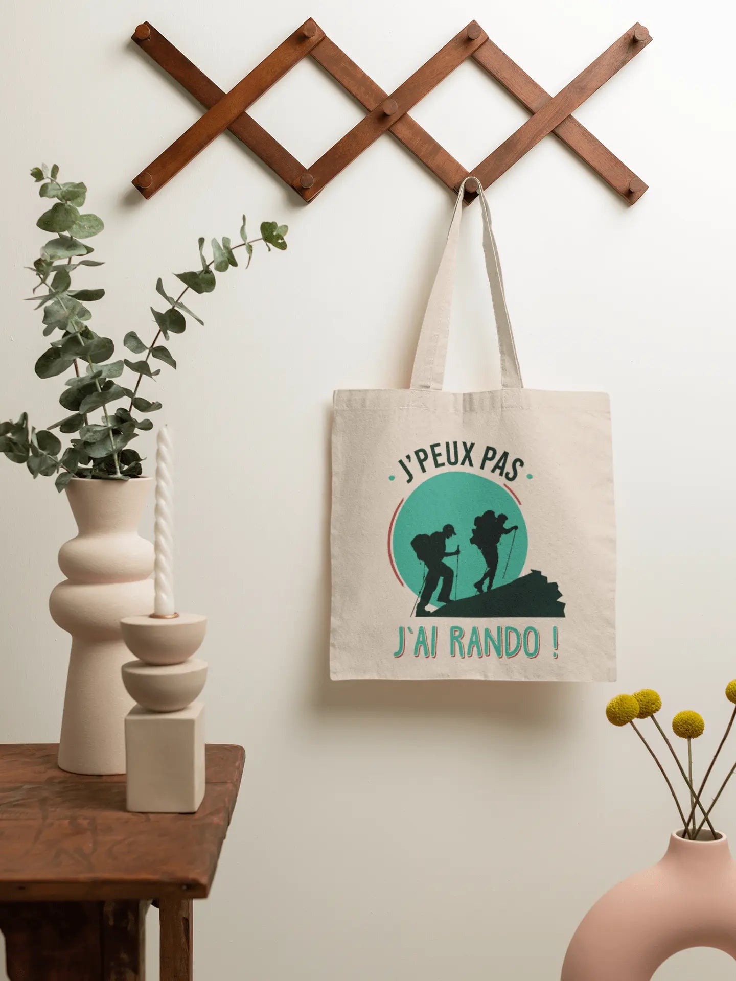 Totebag J'peux pas j'ai rando