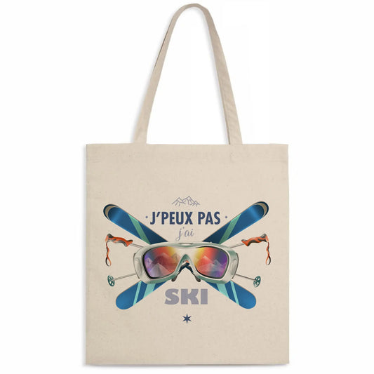 Totebag J'peux pas j'ai ski