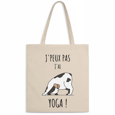 Totebag J'peux pas j'ai yoga