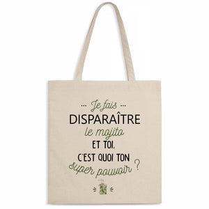 Totebag Je fais disparaître le mojito