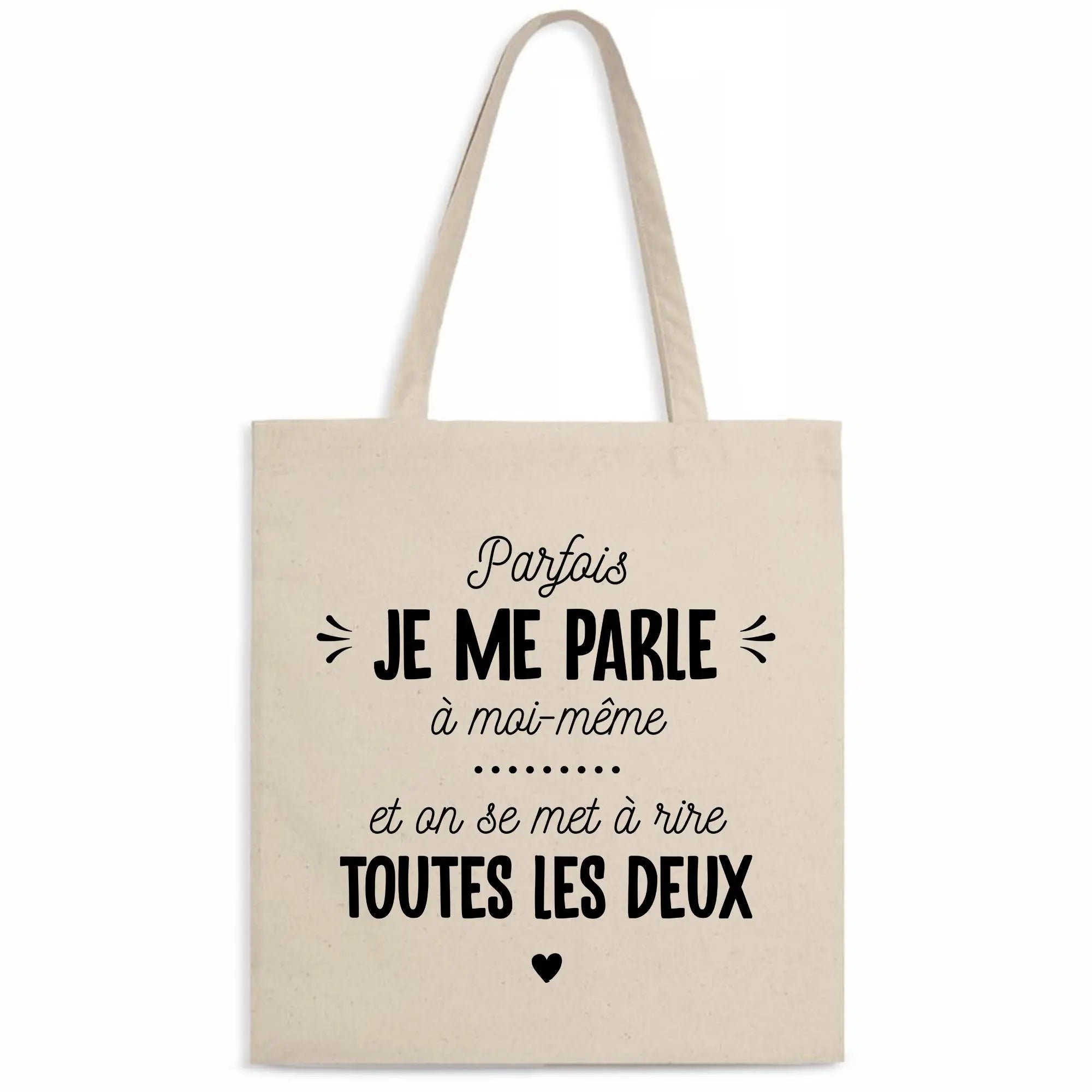 Totebag Je me parle à moi-même