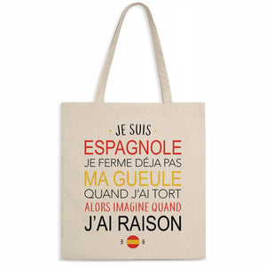 Totebag Je suis Espagnole