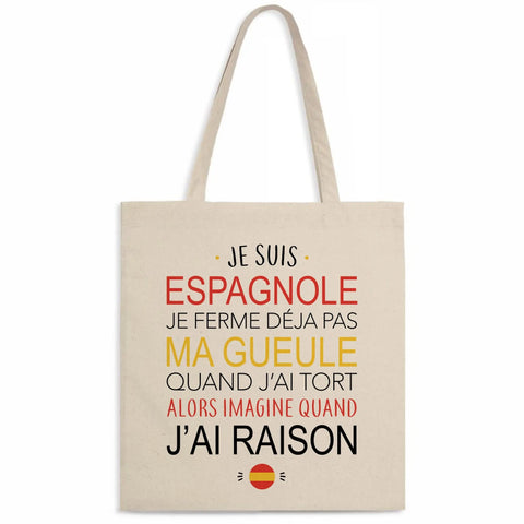 Totebag Je suis Espagnole