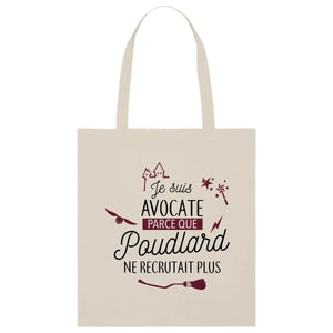 Totebag Je suis avocate parce que Poudlard ne recrutait plus