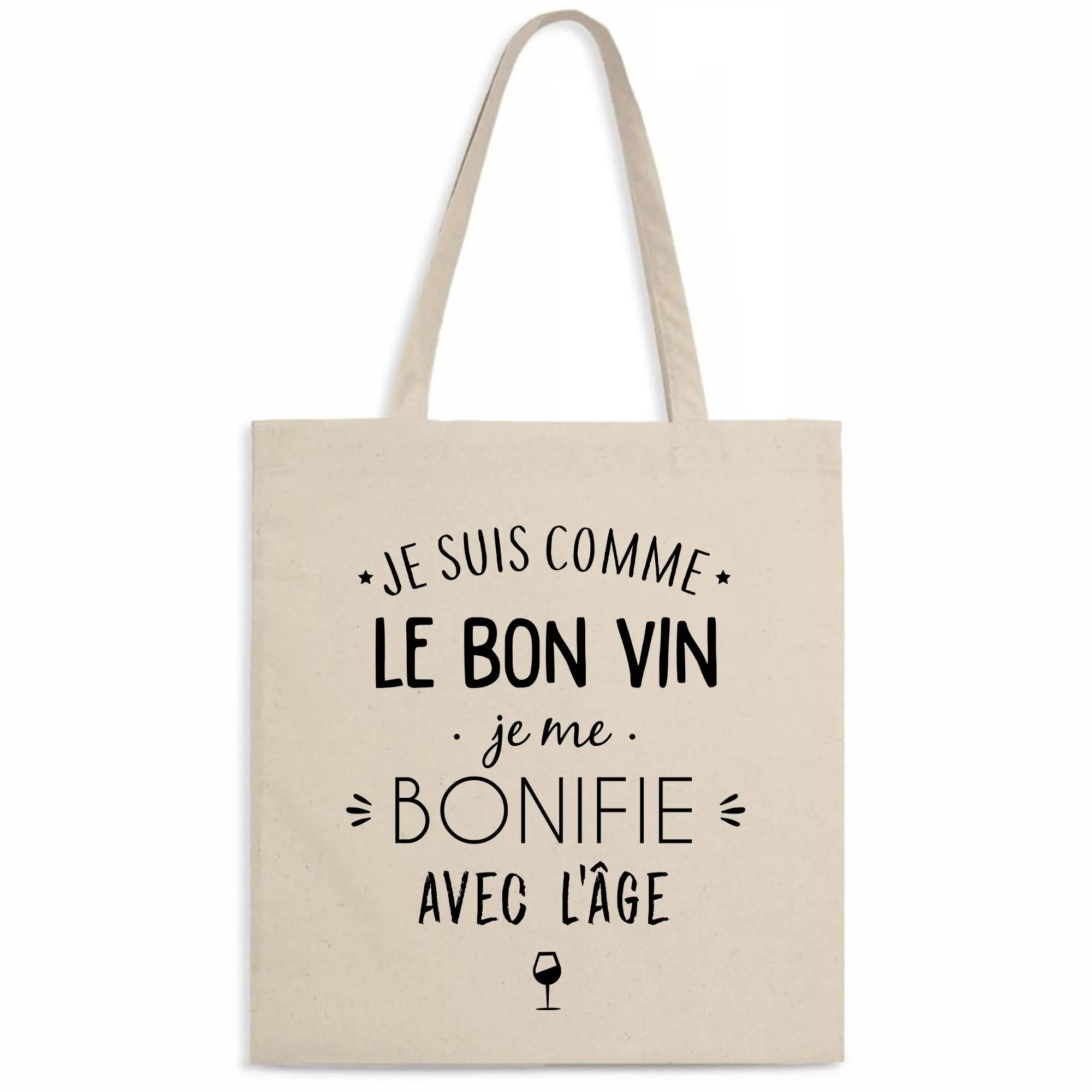 Totebag Je suis comme le bon vin