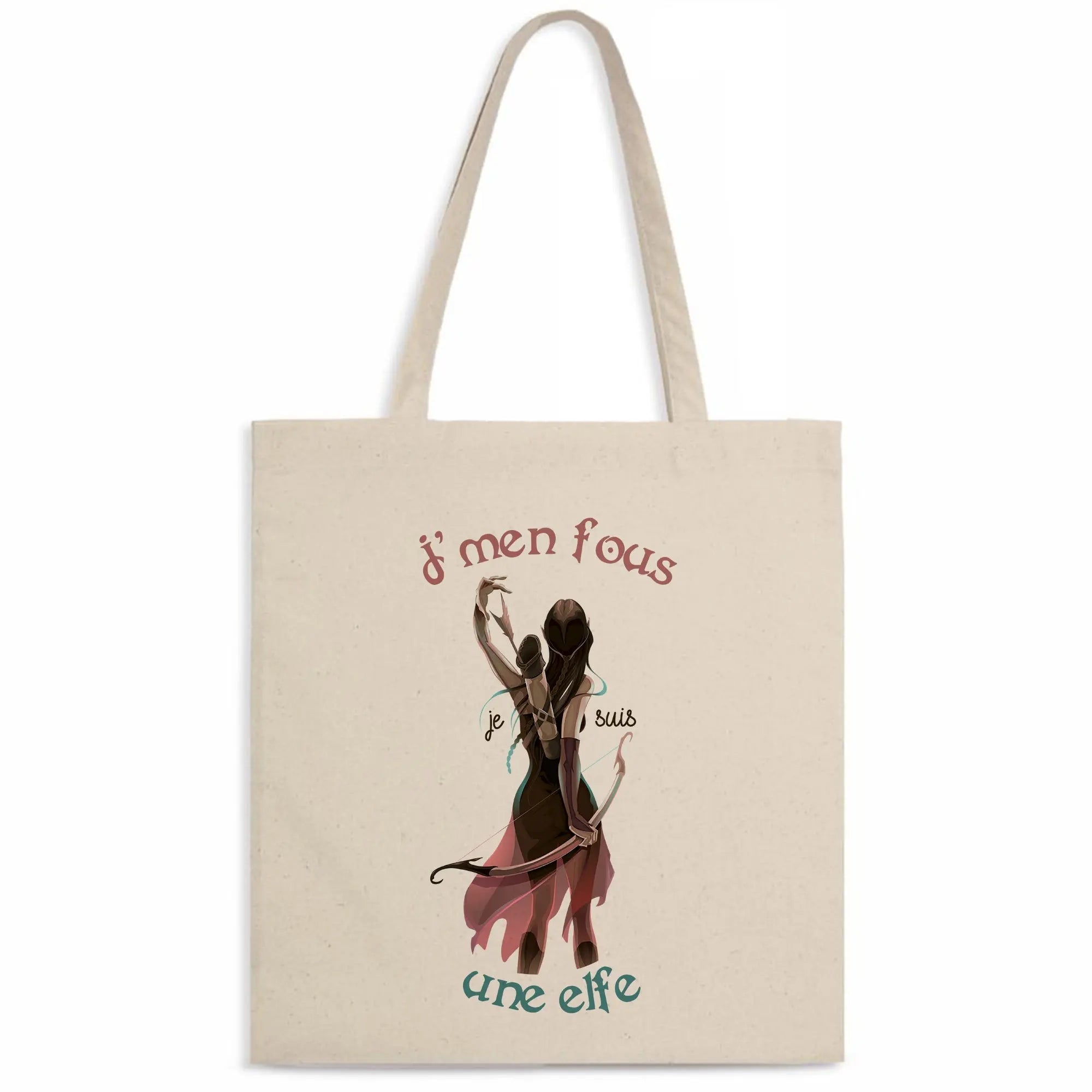 Totebag Je suis un elfe