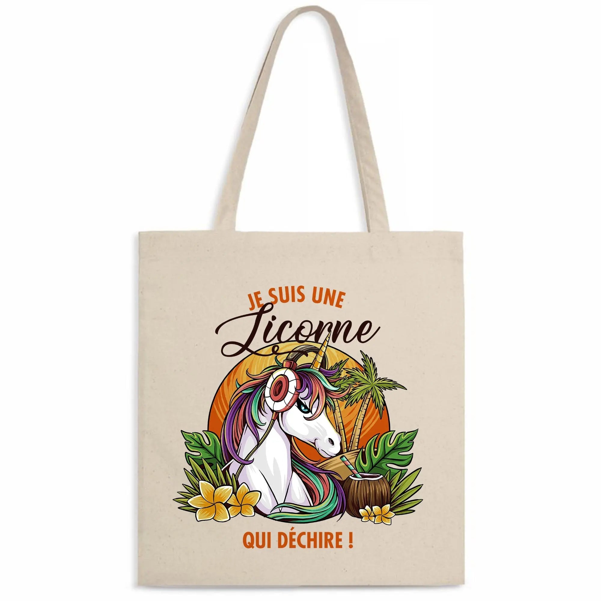 Totebag Je suis une licorne qui déchire