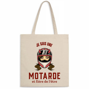 Totebag Je suis une motarde