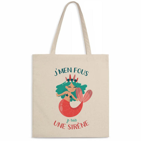 Totebag Je suis une sirène