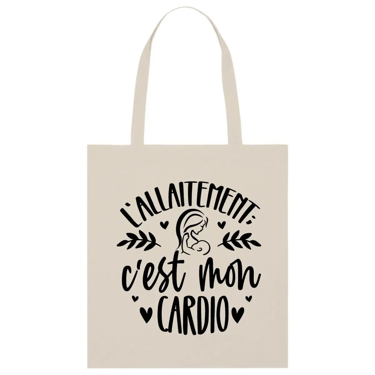 Totebag L'allaitement c'est mon cardio