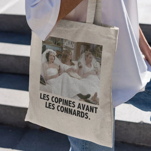 Totebag Les copines avant les connards