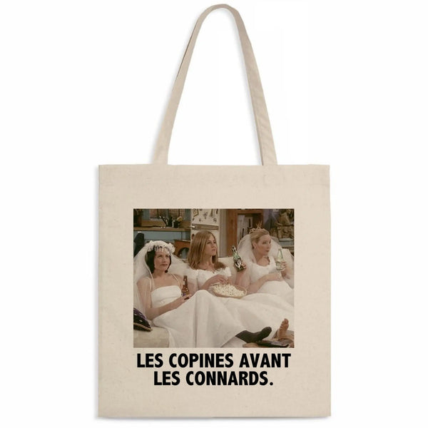 Totebag Les copines avant les connards