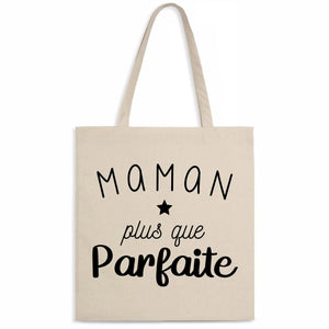 Totebag Maman plus que parfaite 