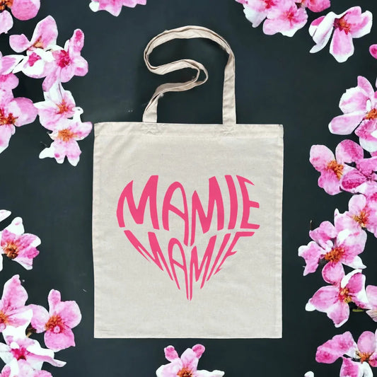 Totebag Mamie cœur