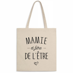 Totebag Mamie et fière de l'être