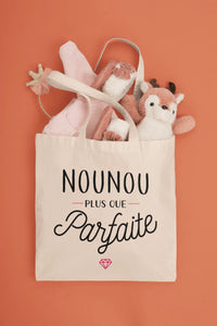 Totebag Nounou plus que parfaite