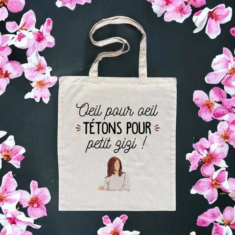 Totebag Tétons pour petit zizi