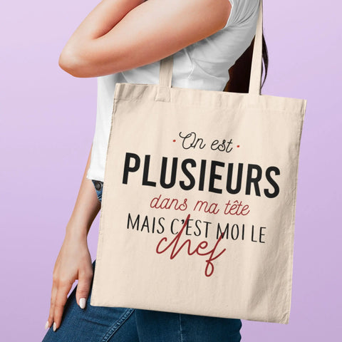 Totebag On est plusieurs dans ma tête