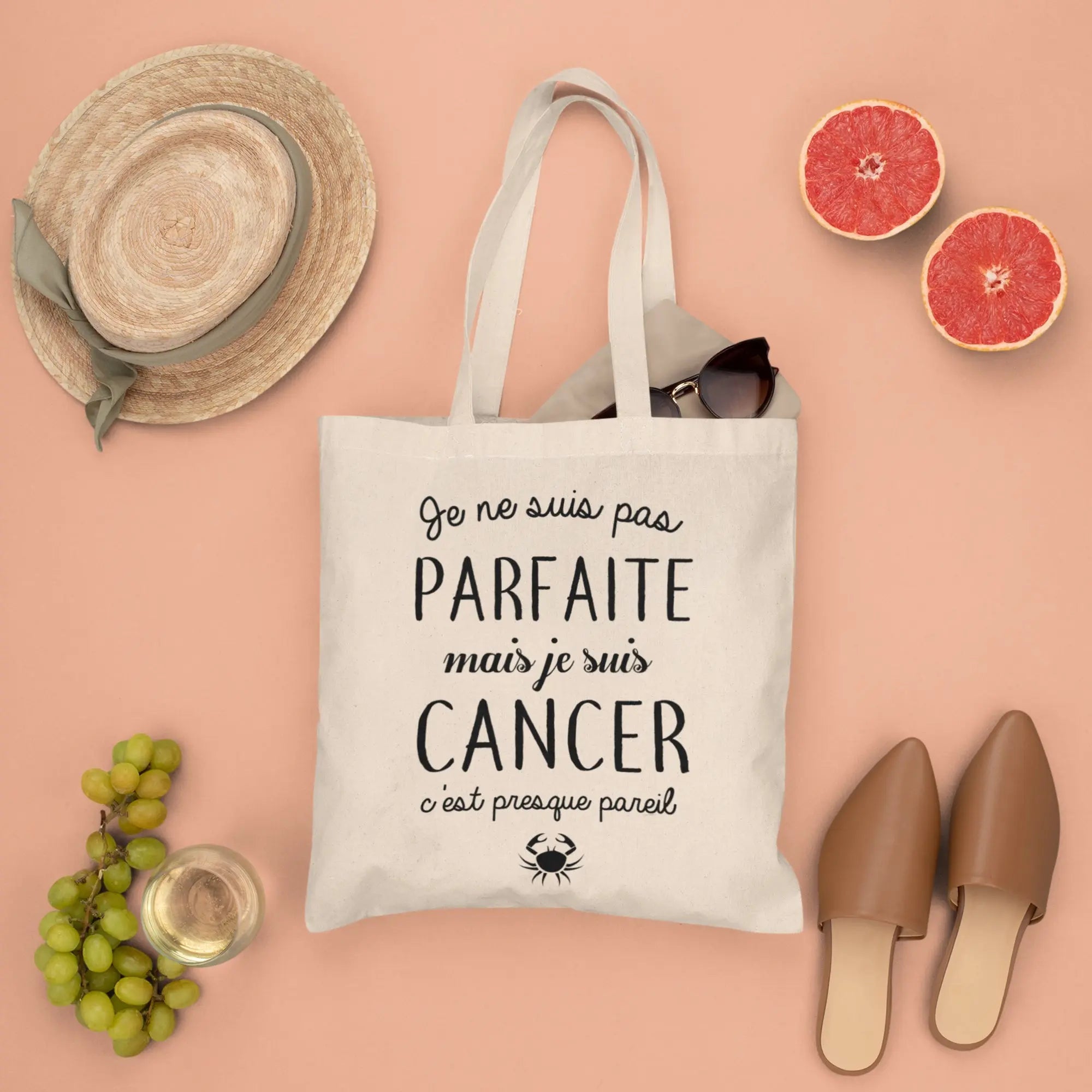 Totebag Pas parfaite mais cancer