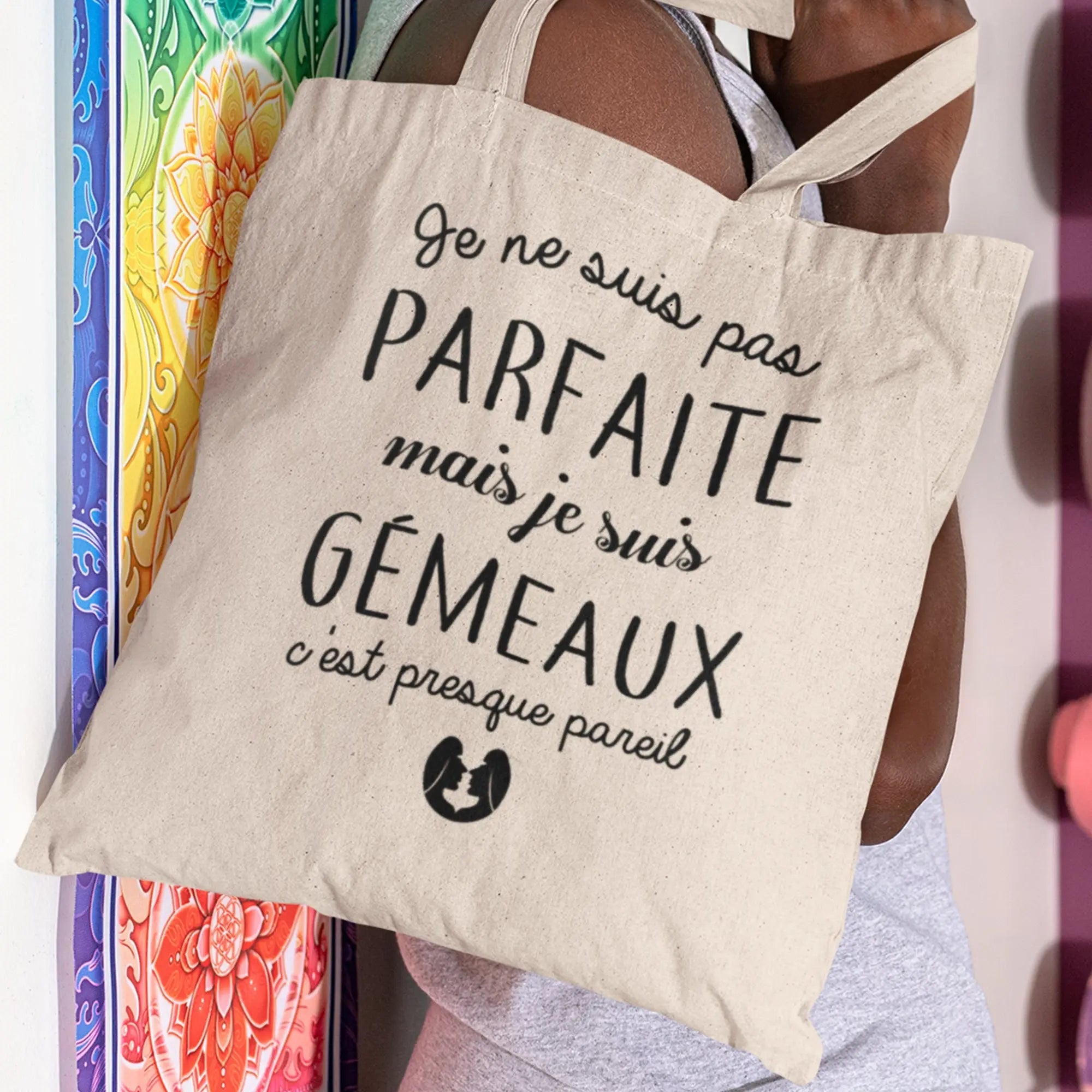 Totebag Pas parfaite mais gémeaux