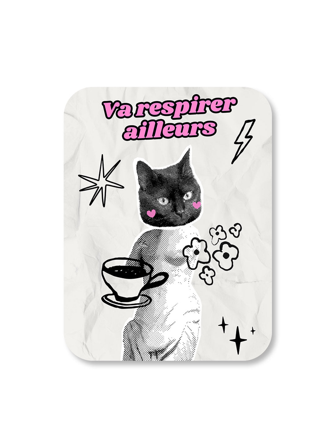 Aimant Va respirer ailleurs Encre et Créations