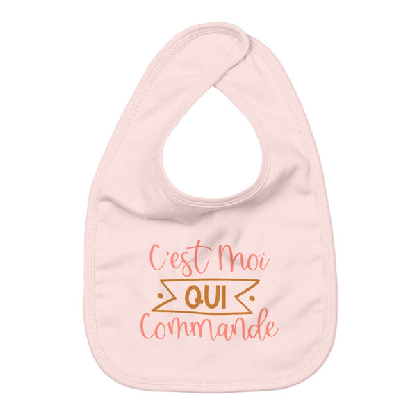 Bavoir - C'est moi qui commande - #shop_name - Premium Plus