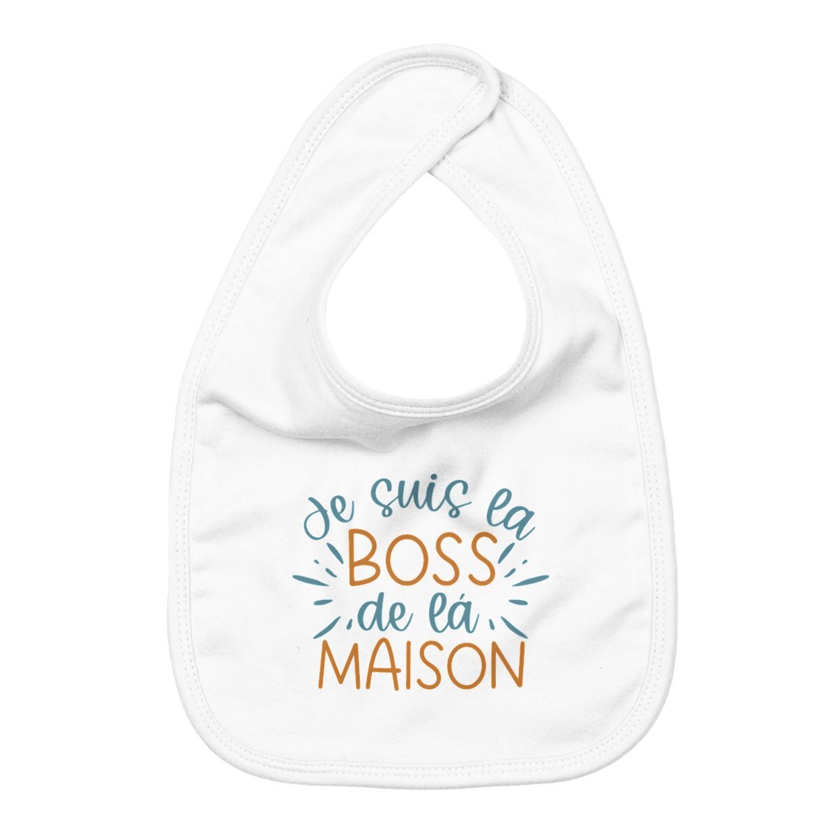 Bavoir - Je suis la boss de la maison - #shop_name - Premium Plus