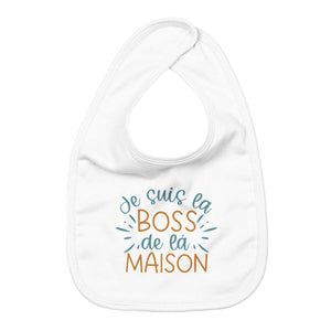 Bavoir - Je suis la boss de la maison - #shop_name - Premium Plus