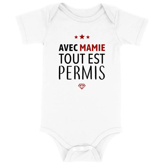 Body bébé Avec mamie tout est permis