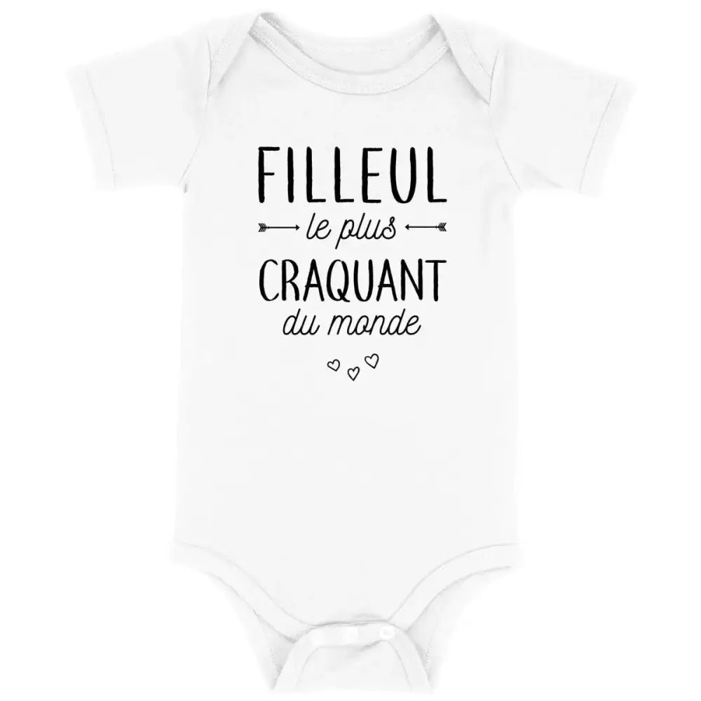 Body bébé Filleul le plus craquant du monde