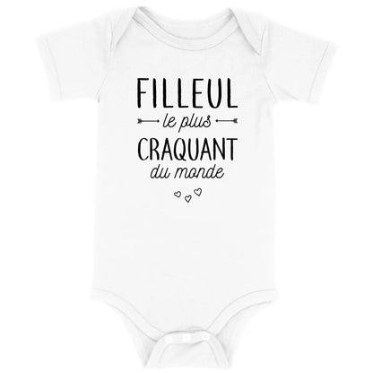 Body bébé Filleul le plus craquant du monde