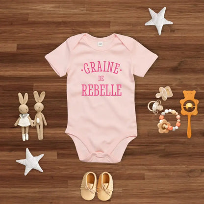 Body bébé Graine de rebelle