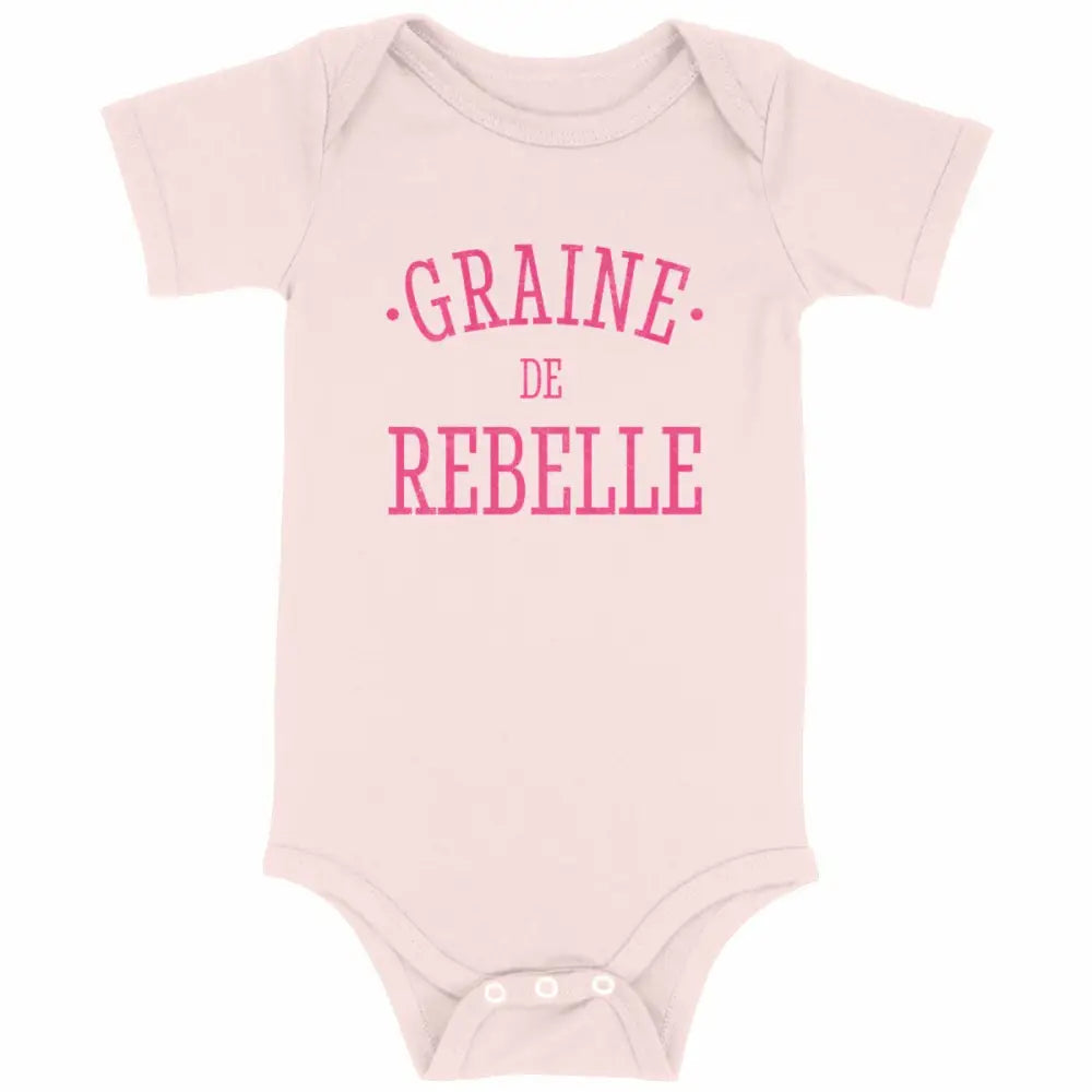 Body bébé Graine de rebelle