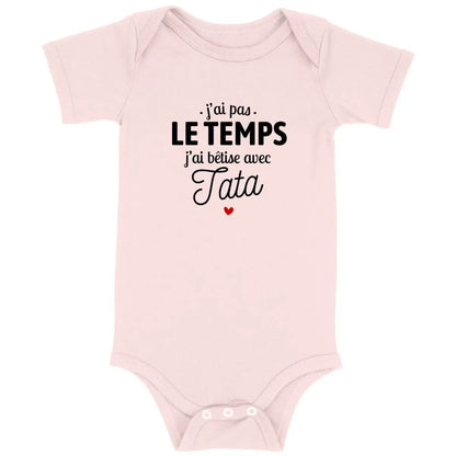 Body bébé J'ai bêtise avec tata