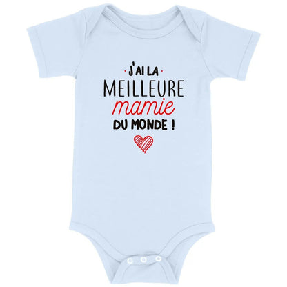 Body bébé J'ai la meilleure mamie du monde