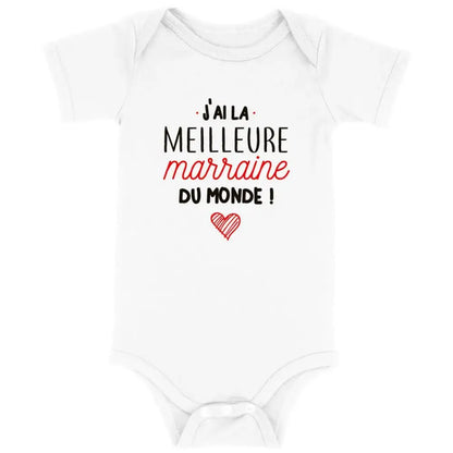 Body bébé J'ai la meilleure marraine du monde