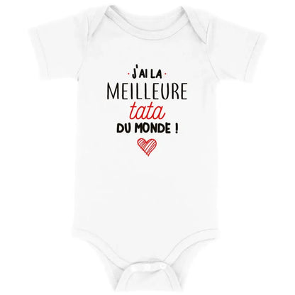 Body bébé J'ai la meilleure tata du monde